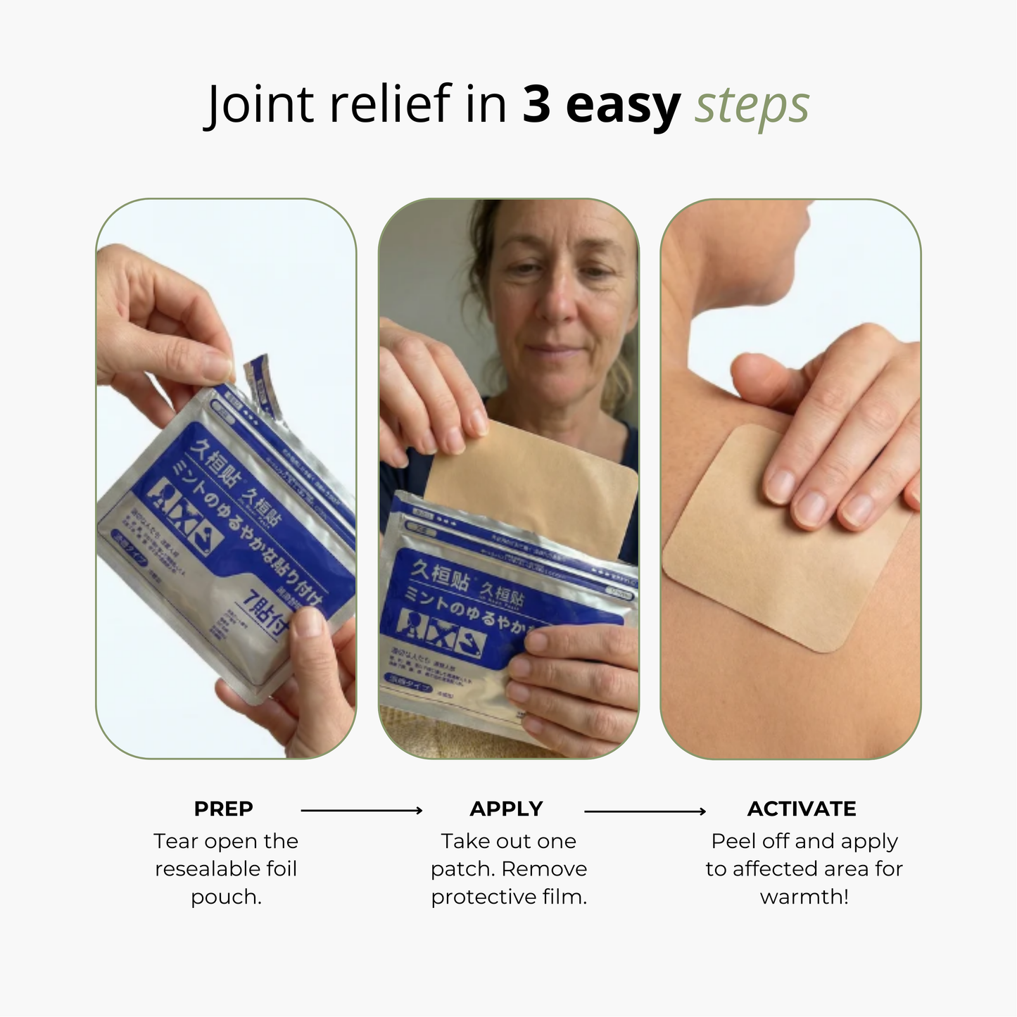 NatureRelief™ Herbal Joint Patches